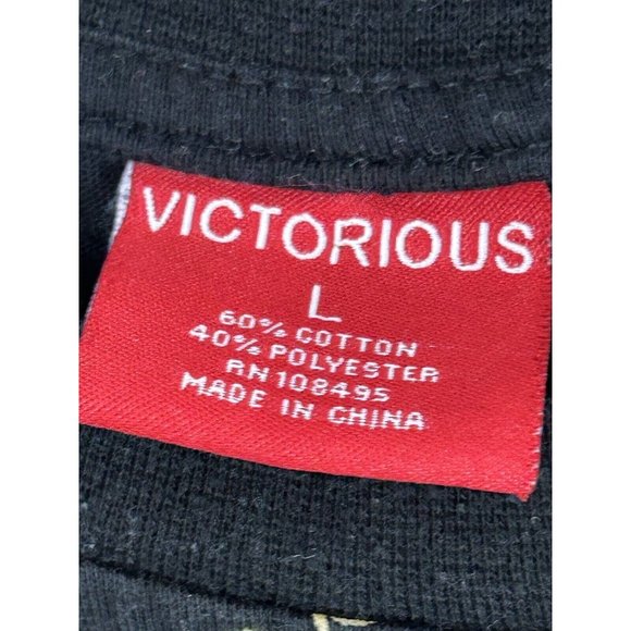 Victorious T-shirt Tiger Paint Drips Black Large - Picture 7 of 8